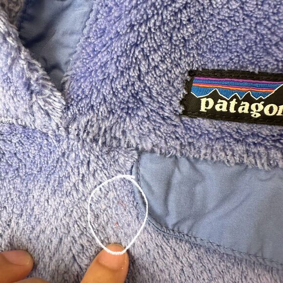 PATAGONIA W's Re-Tool Snap-T Fleece Pullover Sweater #25442 in Purple - Picture 3 of 9
